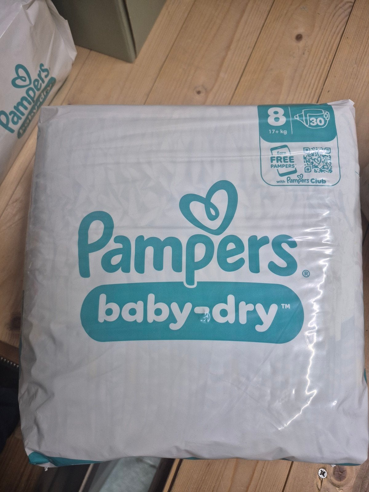 Pampers Baby-Dry Luiers Maat 8 (17+ kg) - 30 stuks, Ophalen of Verzenden, Nieuw