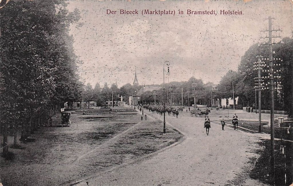 702-397-017 Der Bleeck (Marktplatz) In Bramstedt Holstein, Verzenden, Voor 1920, Duitsland