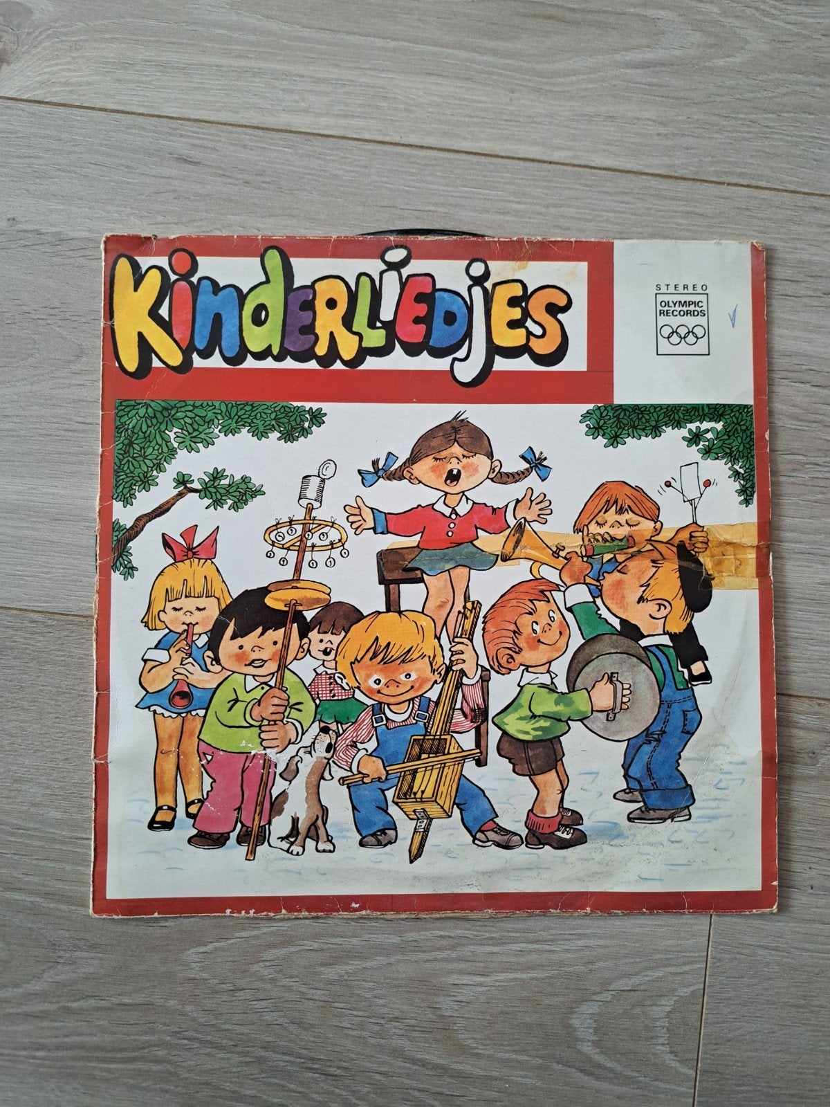50 Bekende Kinderliedjes - De Televisiezangertjes LP, Ophalen, Gebruikt, Tot 2 jaar, Muziek