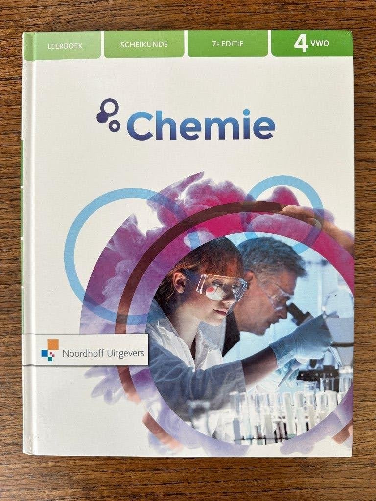 Chemie 4 VWO Scheikunde Leerboek 7e editie, VWO, Scheikunde, Ophalen of Verzenden, Zo goed als nieuw
