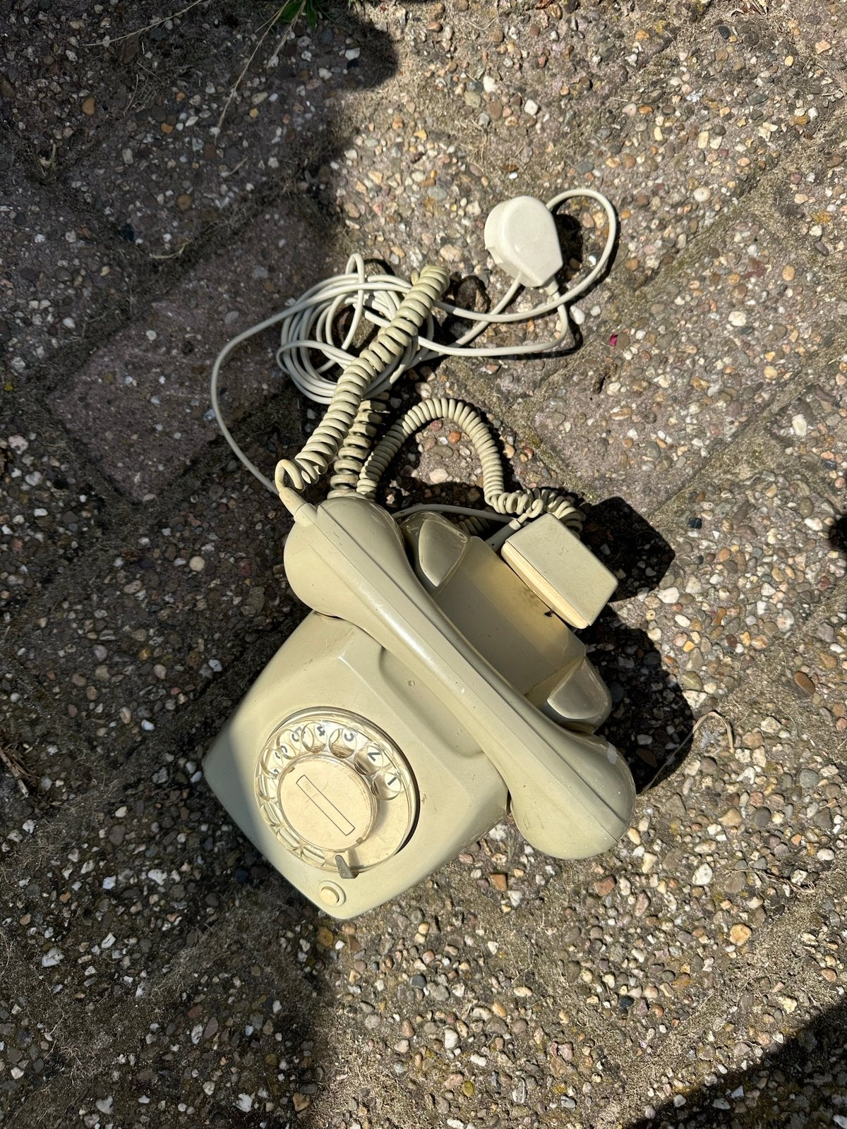 Vintage Huistelefoon met Draaischijf - Retro Telefoon, Telecommunicatie, Vaste telefoons | Niet Draadloos, Gebruikt, Met draaischijf