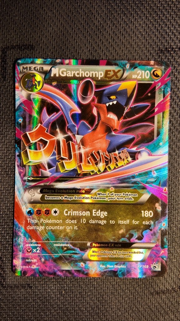 M Garchomp-EX XY168 XY Black Star Promos | Pokemon kaart, Ophalen, Zo goed als nieuw, Losse kaart, Foil