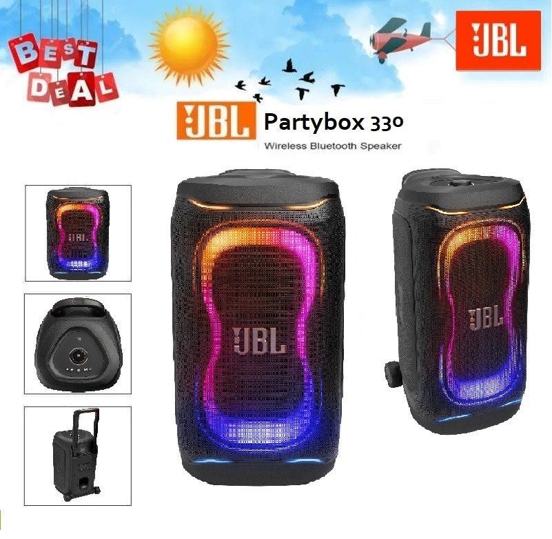 ✅NIEUW✅ JBL Partybox 330 (2026) | Zwart, Ophalen of Verzenden, Nieuw, Overige typen, JBL