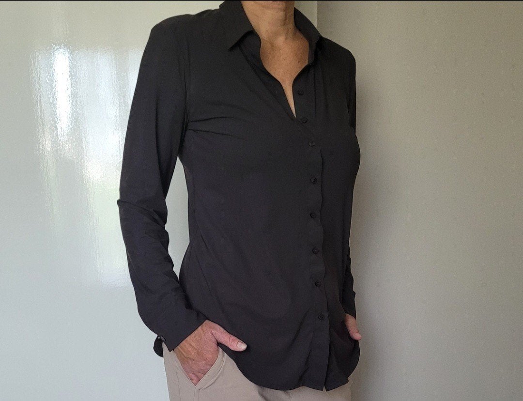 Studio Anneloes Poppy blouse M Donkerbruin Travelstof, Kleding | Dames, Blouses en Tunieken, Maat 38/40 (M), Studio Anneloes, Bruin