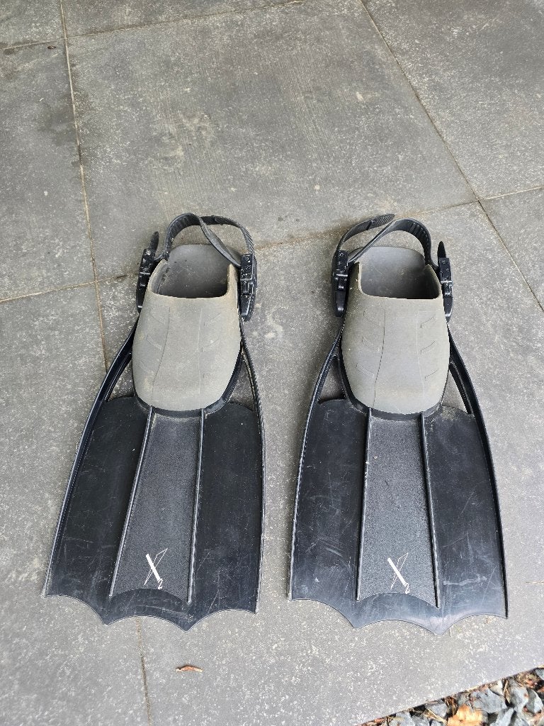 water flippers  tbv Belly Boat, Ophalen of Verzenden, Zo goed als nieuw, Zwem- of Duikvliezen
