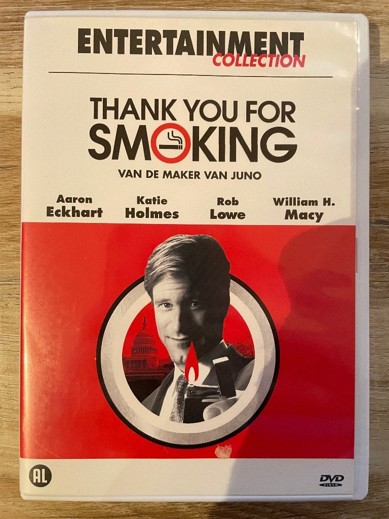 Thank You For Smoking (2005) - dvd, Cd's en Dvd's, Dvd's | Drama, Gebruikt, Waargebeurd drama, Nederlands, Ophalen of Verzenden