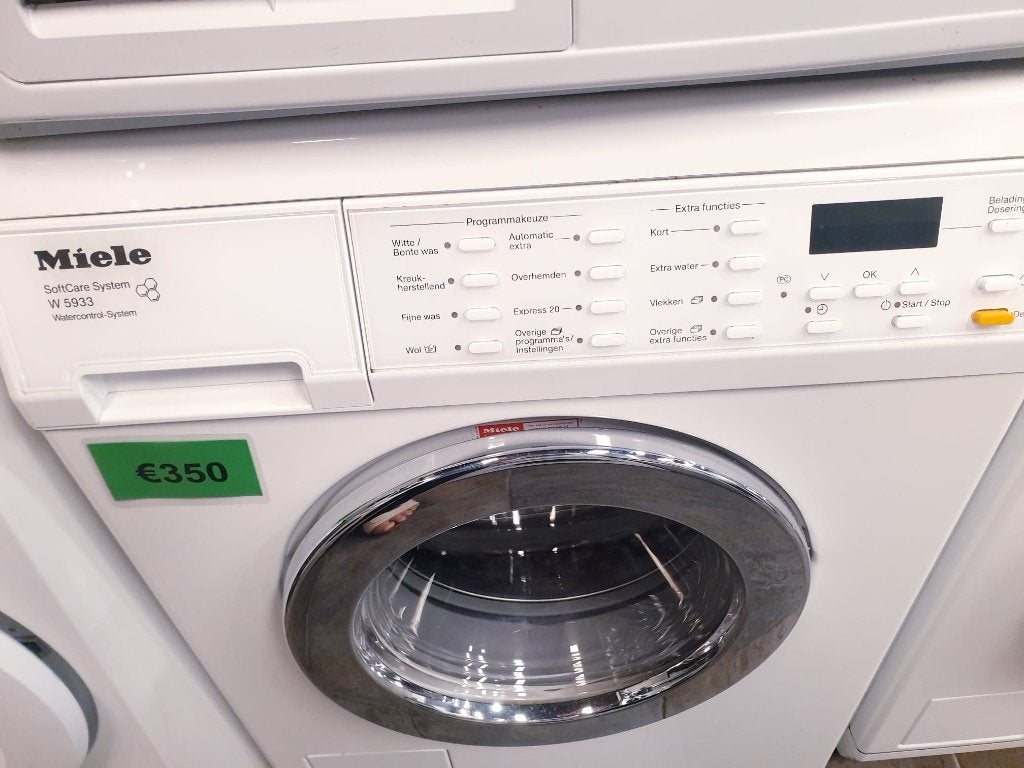 wasmachine miele 7kg 1600tpm A+++ INC GARANTIE, Witgoed en Apparatuur, Wasmachines, Ophalen, Zo goed als nieuw, Voorlader, 85 tot 90 cm