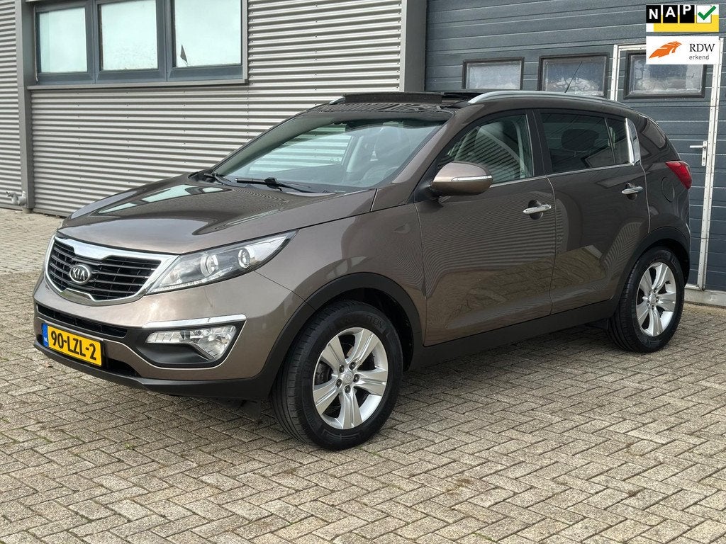 Kia Sportage 2.0 X-ecutive Plus Pack First Edition NETTE AUT, Gebruikt, 4 cilinders, Bruin, Leder en Stof