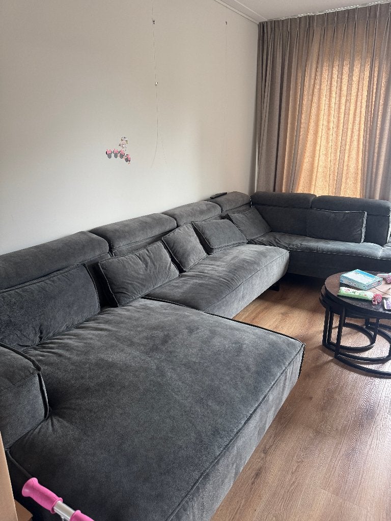 Goossens Hoekbank, Ophalen, Modern, Comfortabel, Gebruikt, 100 tot 125 cm