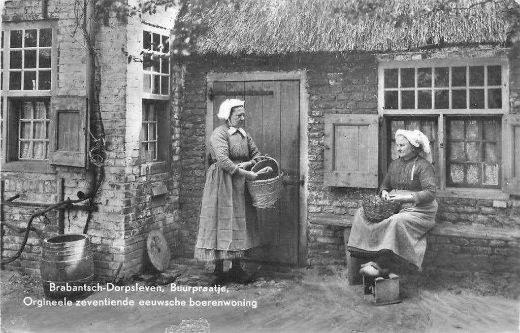 388-545-027 Brabants Dorpsleven Buurpraatje, Verzenden, Voor 1920, Noord-Brabant