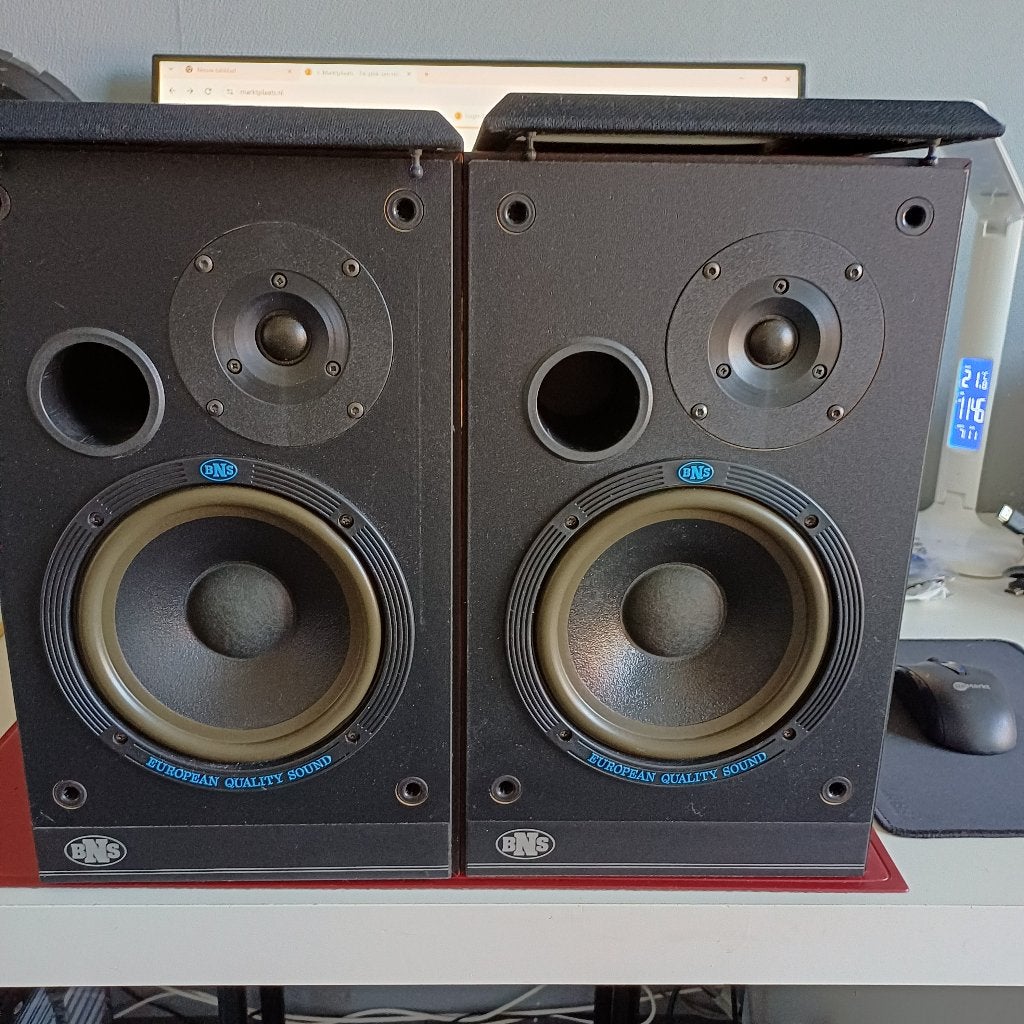 BNS speakers, Stereo speakers, Gebruikt, 60 tot 120 watt, Ophalen