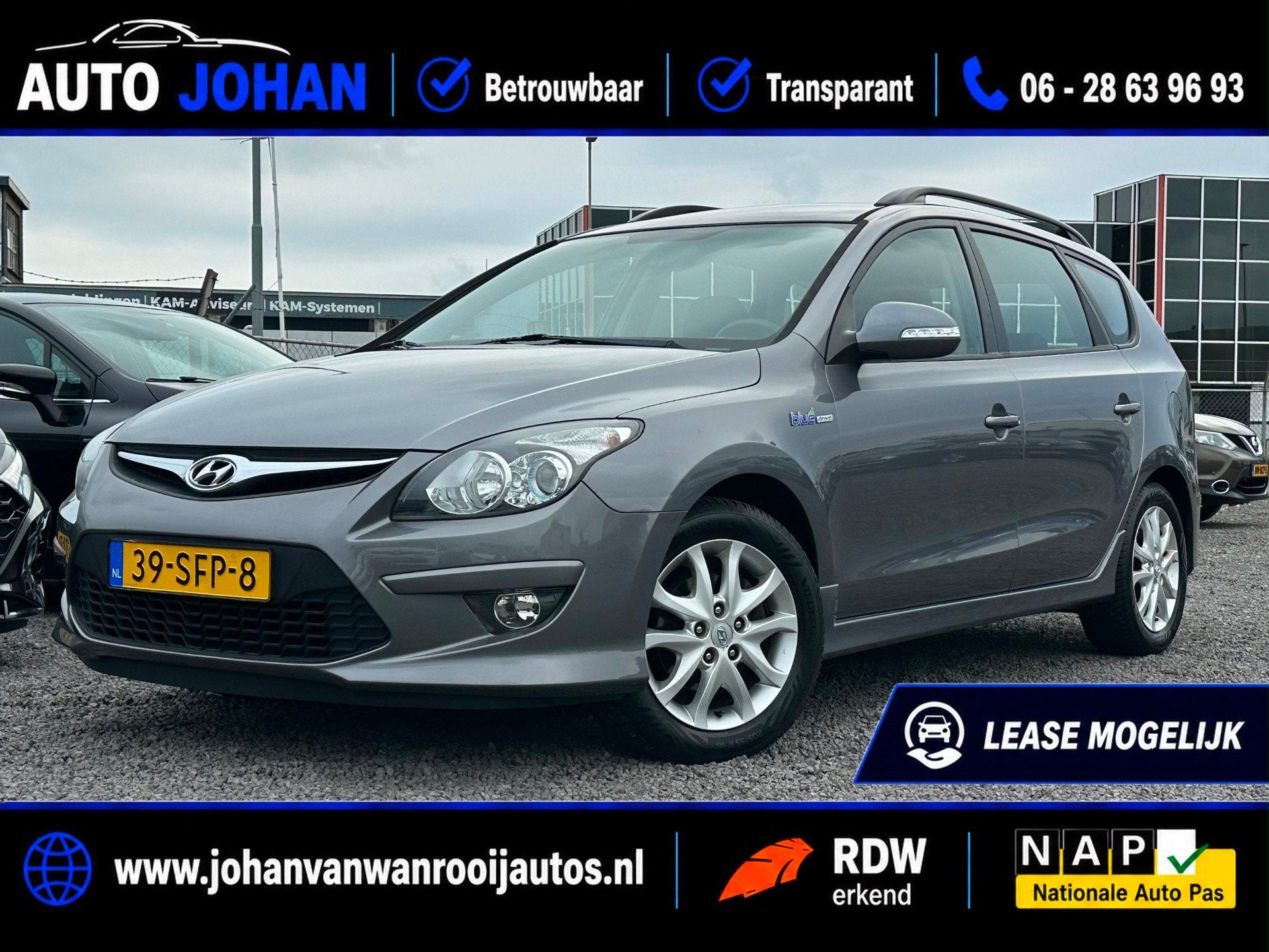 Hyundai I30 CW 1.6i i-Motion/NW APK/CRUISE/CLIMATE C, Euro 5, Stof, Gebruikt, 1591 cc
