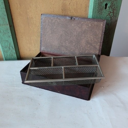 Sieraden kistje met rekje bruin byoux bijoux 23 x 14 x 5 cm, Minder dan 50 cm, Gebruikt, Minder dan 50 cm, Ophalen of Verzenden