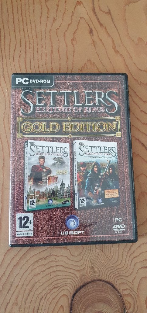 pc cd rom spel 2 x settlers gold edition age empires, 1 speler, Ophalen of Verzenden, Zo goed als nieuw, Strategie en Constructie