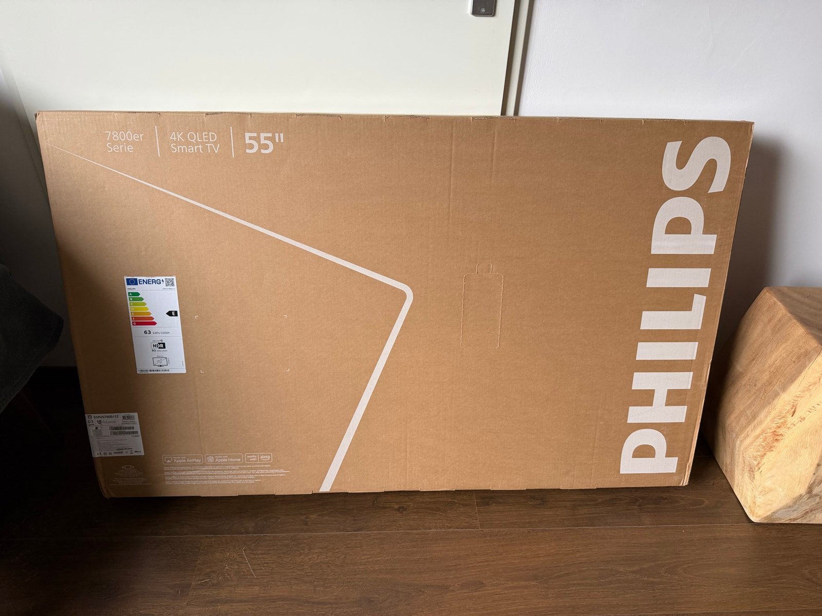 Philips 55PUS7800/12 4K QLED Smart TV 55 inch nieuw, Ophalen, Philips, QLED, Nieuw