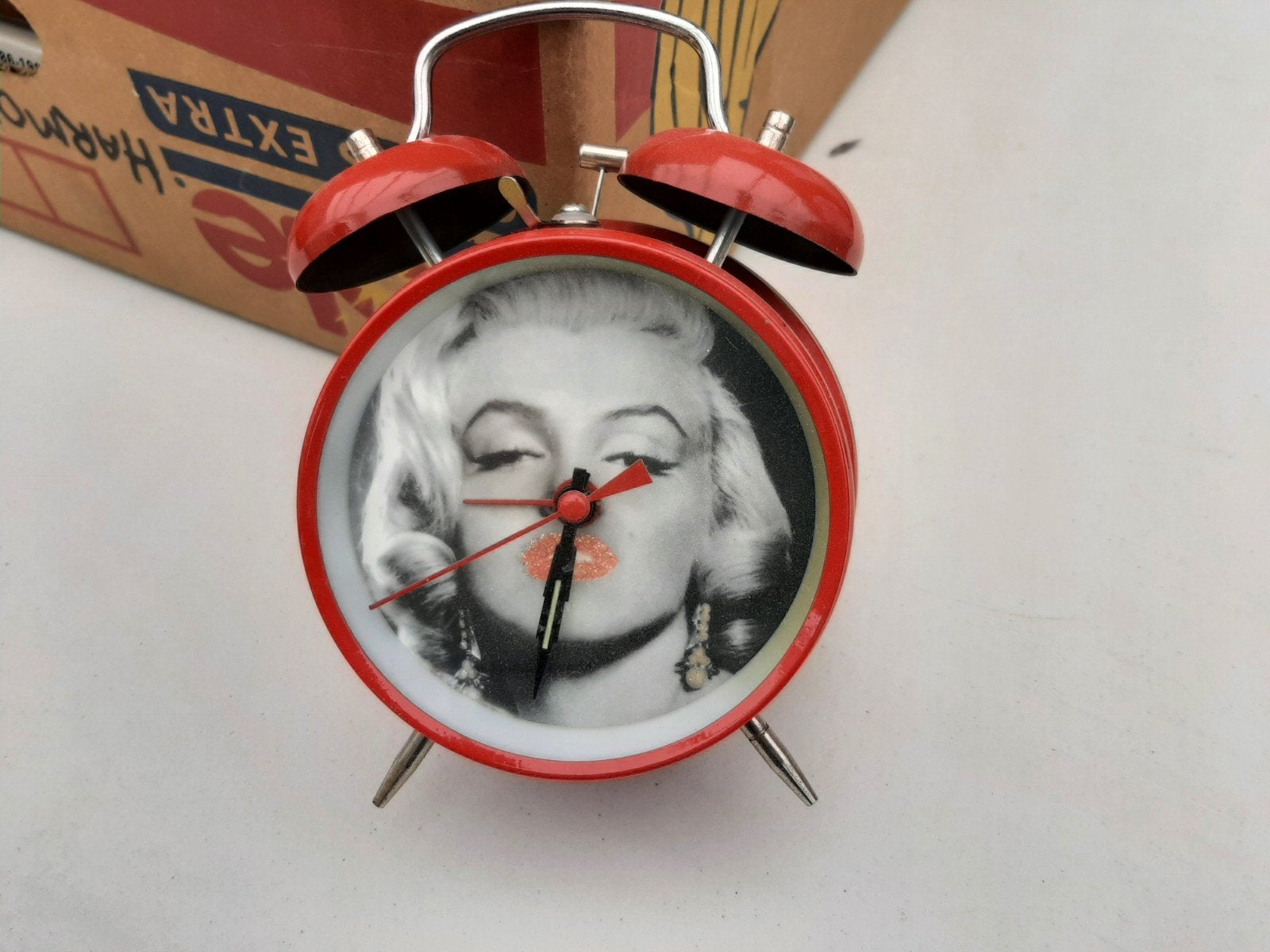 Marilyn Monroe Wekker - Rood, Vintage Stijl, Ophalen of Verzenden, Zo goed als nieuw