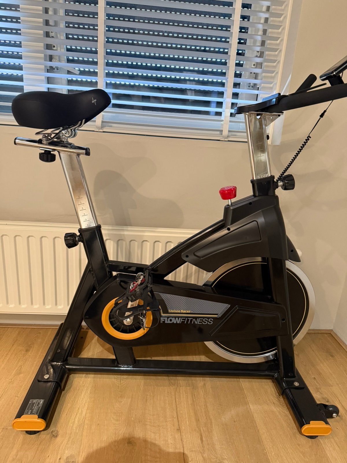 Spinningfiets flow fitness, Ophalen, Zo goed als nieuw, Benen, Spinningfiets
