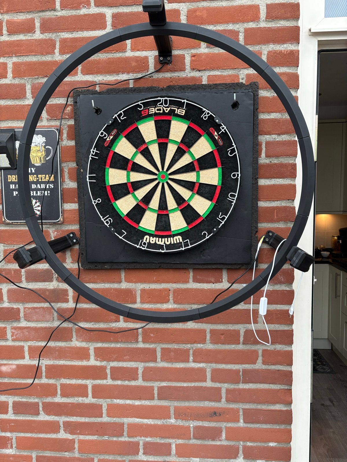 Autodarts systeem compleet met LED verlichting en camera's, Ophalen of Verzenden, Zo goed als nieuw, Dartbord, Elektronisch
