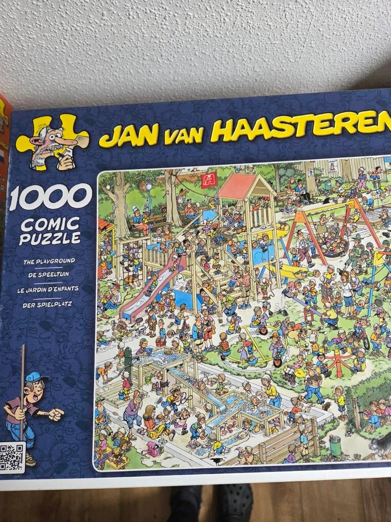 Jan van Haasteren Legpuzzel 1000 stukjes - De Speeltuin, Ophalen of Verzenden, 500 t/m 1500 stukjes, Gebruikt, Legpuzzel