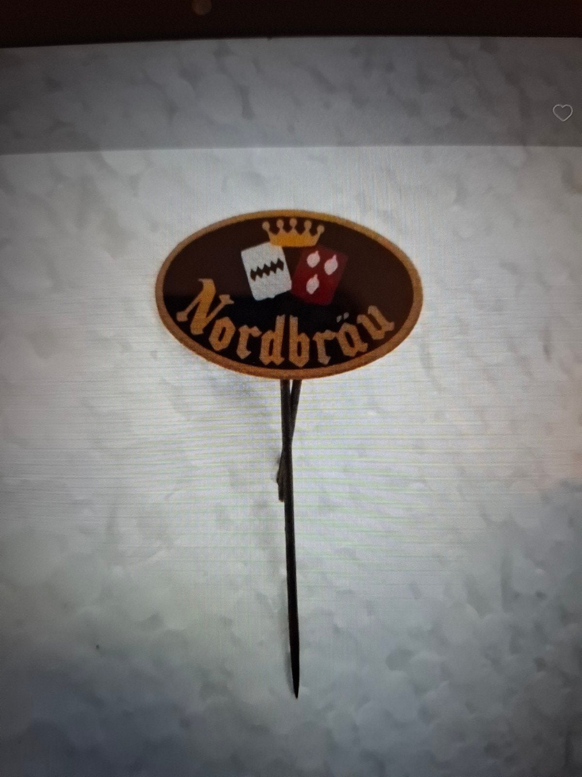 Speldje Nordbrau bier, Ophalen of Verzenden, Zo goed als nieuw, Merk, Speldje of Pin