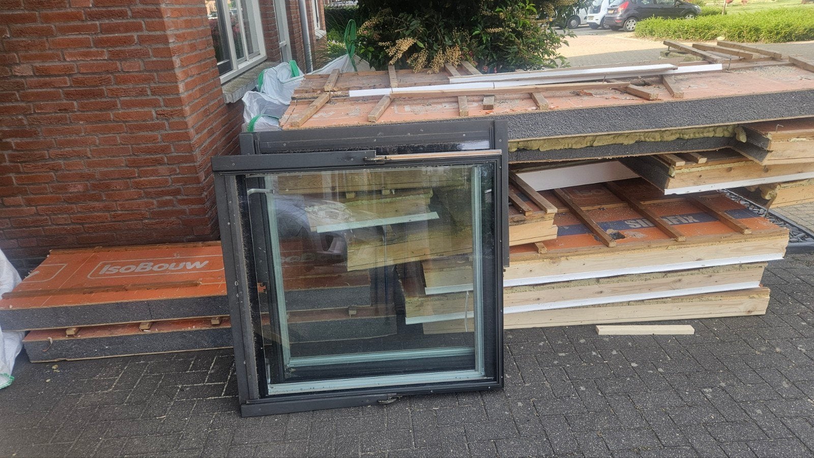Dakraam 2 stuks dakramen ~150x110cm fakro, Doe-het-zelf en Verbouw, Glas en Ramen, Ophalen, Gebruikt, Minder dan 80 cm, 80 tot 120 cm