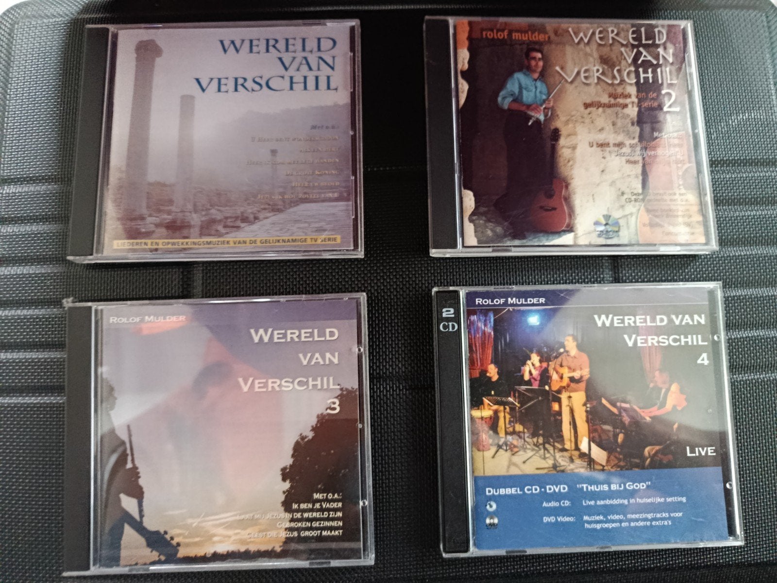 Rolf Mulder - Wereld van Verschil CD's (Deel 1-4), Gebruikt, Pop, Inclusief doosje, Ophalen of Verzenden