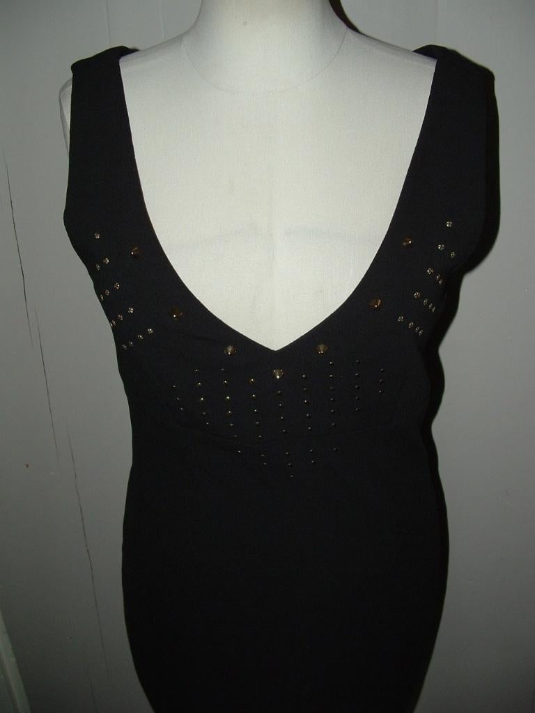 Rinascimento cocktail jurk, little black dress maat S studs, Zwart, Rinascimento, Ophalen of Verzenden, Zo goed als nieuw