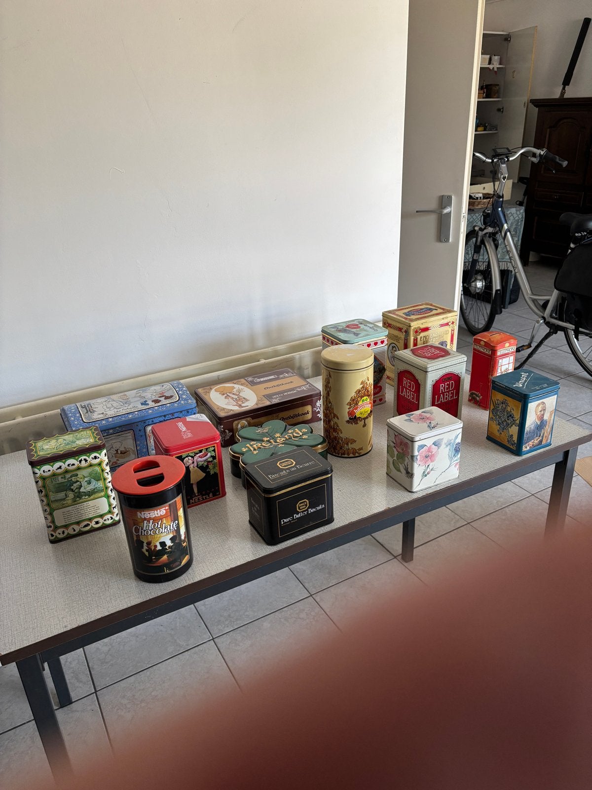 14 Vintage Koek- en Snoepblikken Collectie, Ophalen of Verzenden, Gebruikt, Koek(jes), Overige merken
