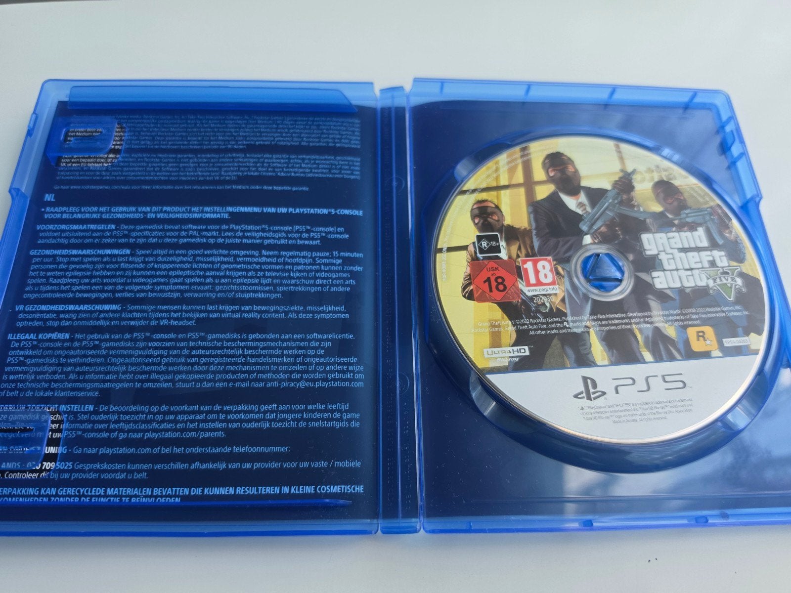 Grand Theft Auto V (GTA 5) PS5 Lees Beschrijving Aub, Avontuur en Actie, Online, Vanaf 18 jaar, 1 speler