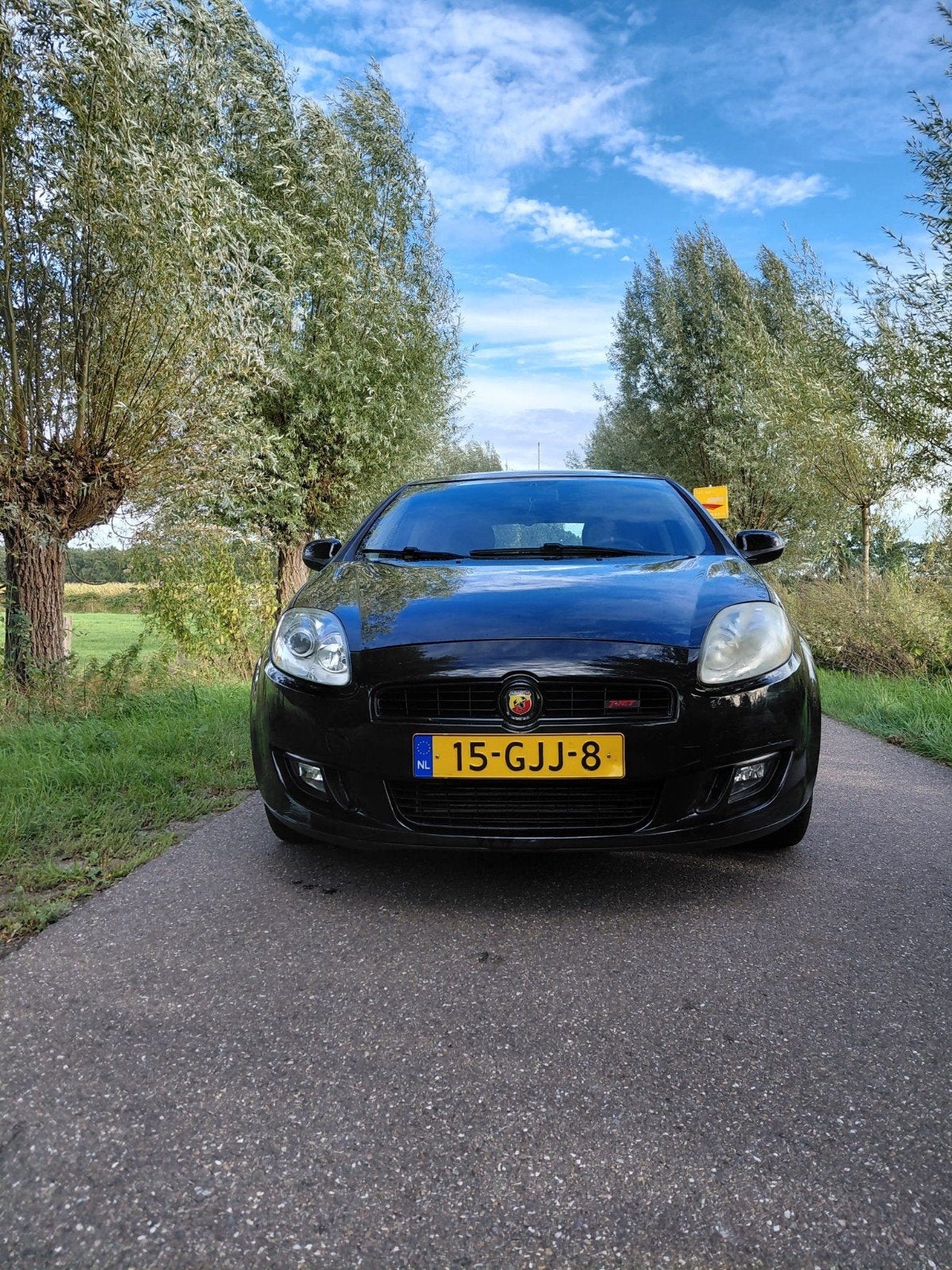 Fiat Bravo 1.4 T-jet 16V 150pk 5DR 2008 Zwart met scherm, Auto's, Voorwielaandrijving, 4 cilinders, Zwart, Handgeschakeld