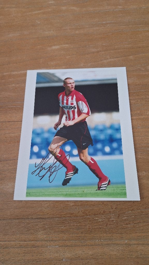 Foto 20x25 cm met handtekening; Kevin Hofland # PSV, Ophalen of Verzenden, Nieuw, PSV, Overige typen