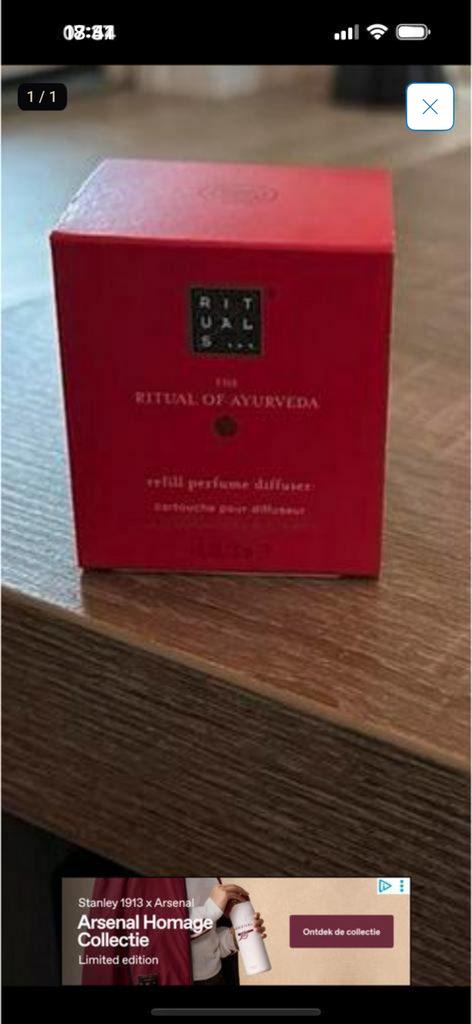 Rituals Ayurveda Refill Difusser, Ophalen of Verzenden, Nieuw