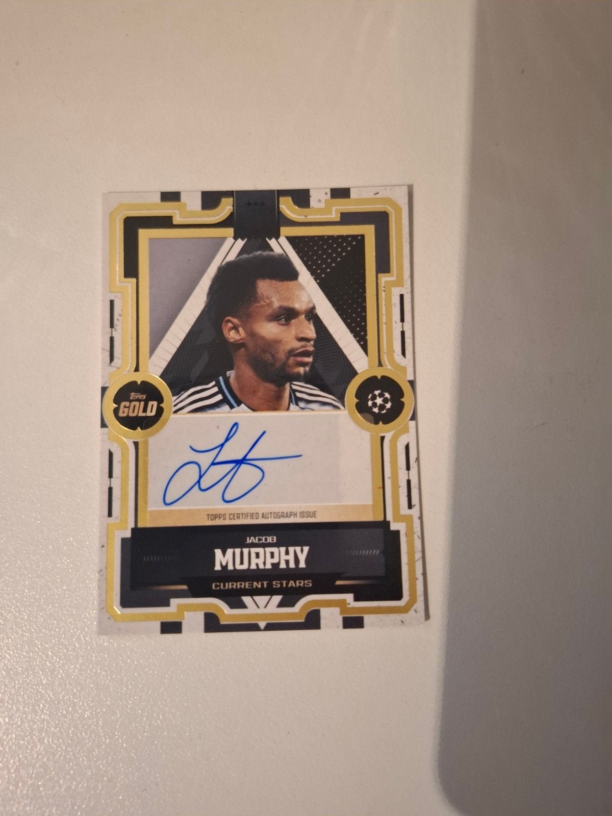 Jacob Murphy Topps Gold Autograph Kaart Newcastle United, Verzamelen, Sportartikelen en Voetbal, Ophalen of Verzenden