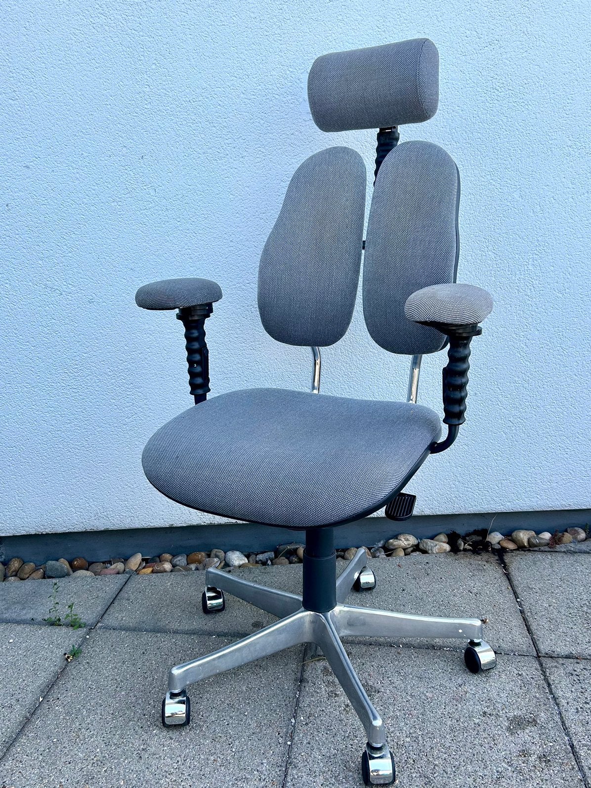 Ergonomische bureaustoel, design klassieker, Ophalen, Gebruikt, Grijs, Bureaustoel