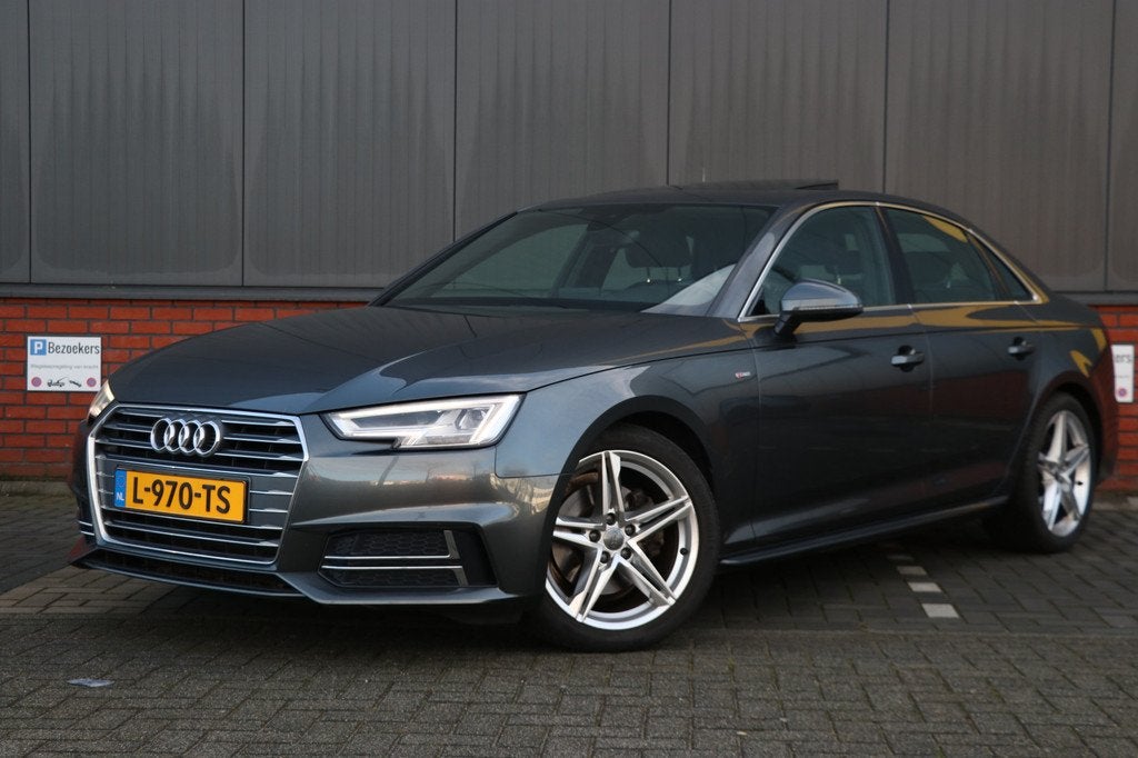 Audi A4 Limousine 1.4 TFSI Sport 3 x Sline Open dak | Leer |, Auto's, Audi, Voorwielaandrijving, Gebruikt, 4 cilinders, 150 pk