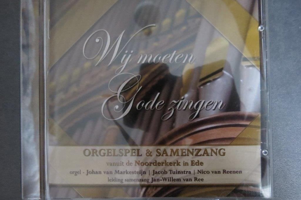 Cd orgel en samenzang Wij moeten Gode zingen Noorderkerk Ede, Ophalen of Verzenden, Zo goed als nieuw, Gospel