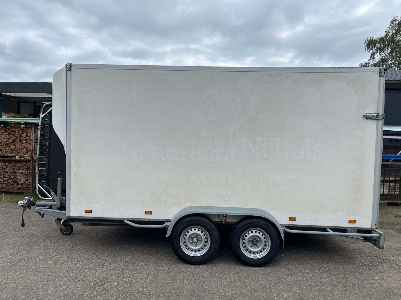 Hapert gesloten aanhanger 4.00 x 1.80 x 2.00 2700kg klep, Auto diversen, Aanhangers en Bagagewagens, Gebruikt, Ophalen