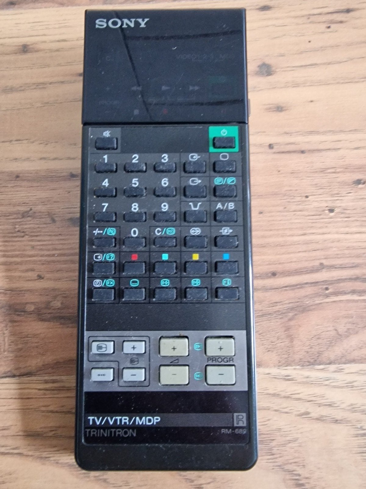Sony Triniton RM-689 Afstandsbediening voor TV/VTR/MDP, Audio, Tv en Foto, Ophalen of Verzenden, Gebruikt, Origineel, Mediaspeler