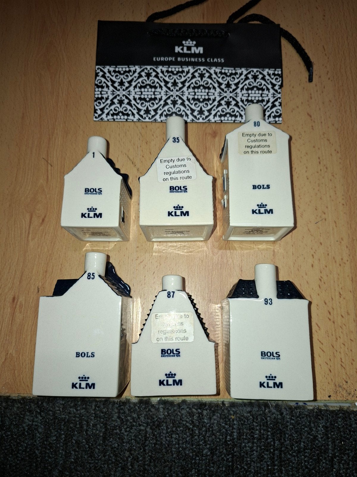 KLM huisjes  leeg   uitzoeken, Verzamelen, Ophalen of Verzenden, Nieuw, 61 t/m 80