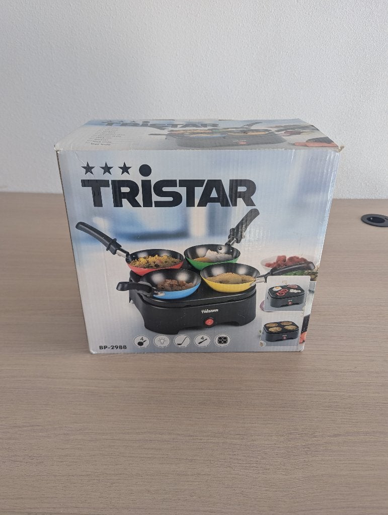 Tristar BP-2988 Wokset / Pannenkoekenset, Ophalen of Verzenden, Nieuw, 4 t/m 7 personen