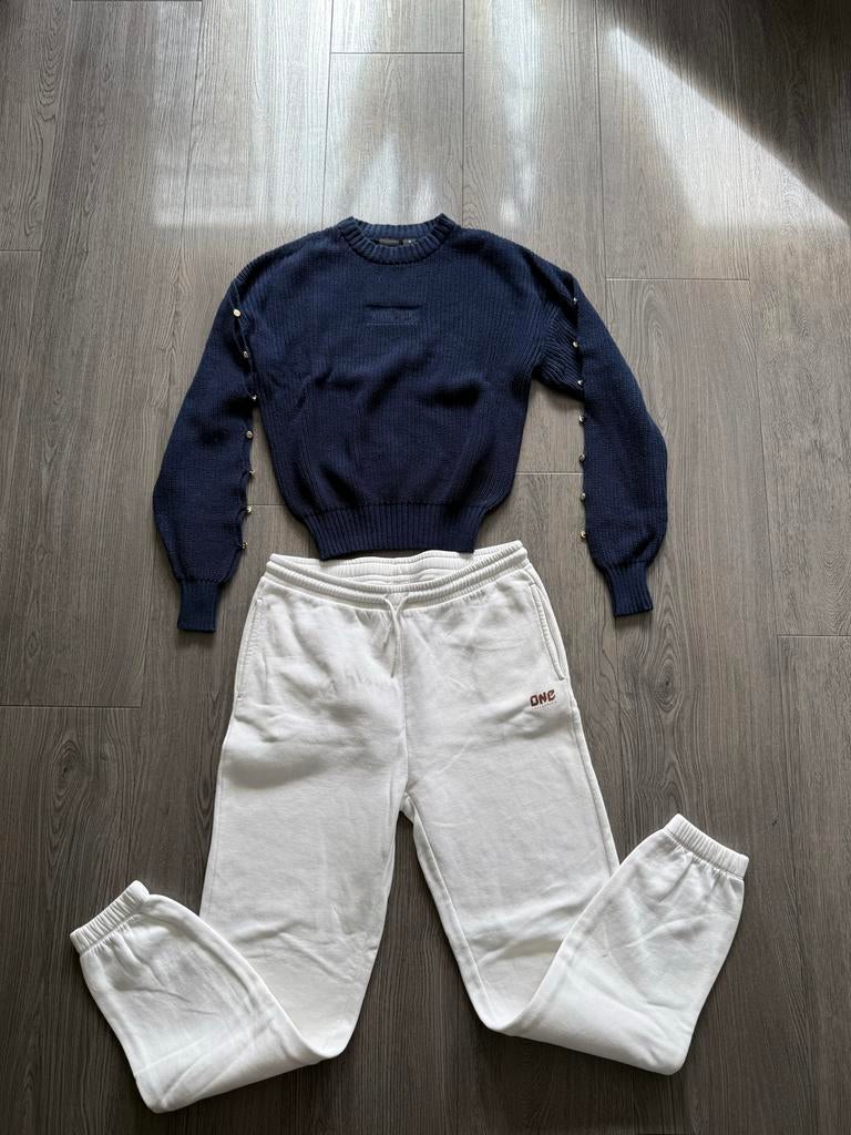 Leuke trui en joggingsbroek van Nik&Nik, maat 16/176, ZGAN!, Ophalen of Verzenden, Zo goed als nieuw, Meisje, Setje