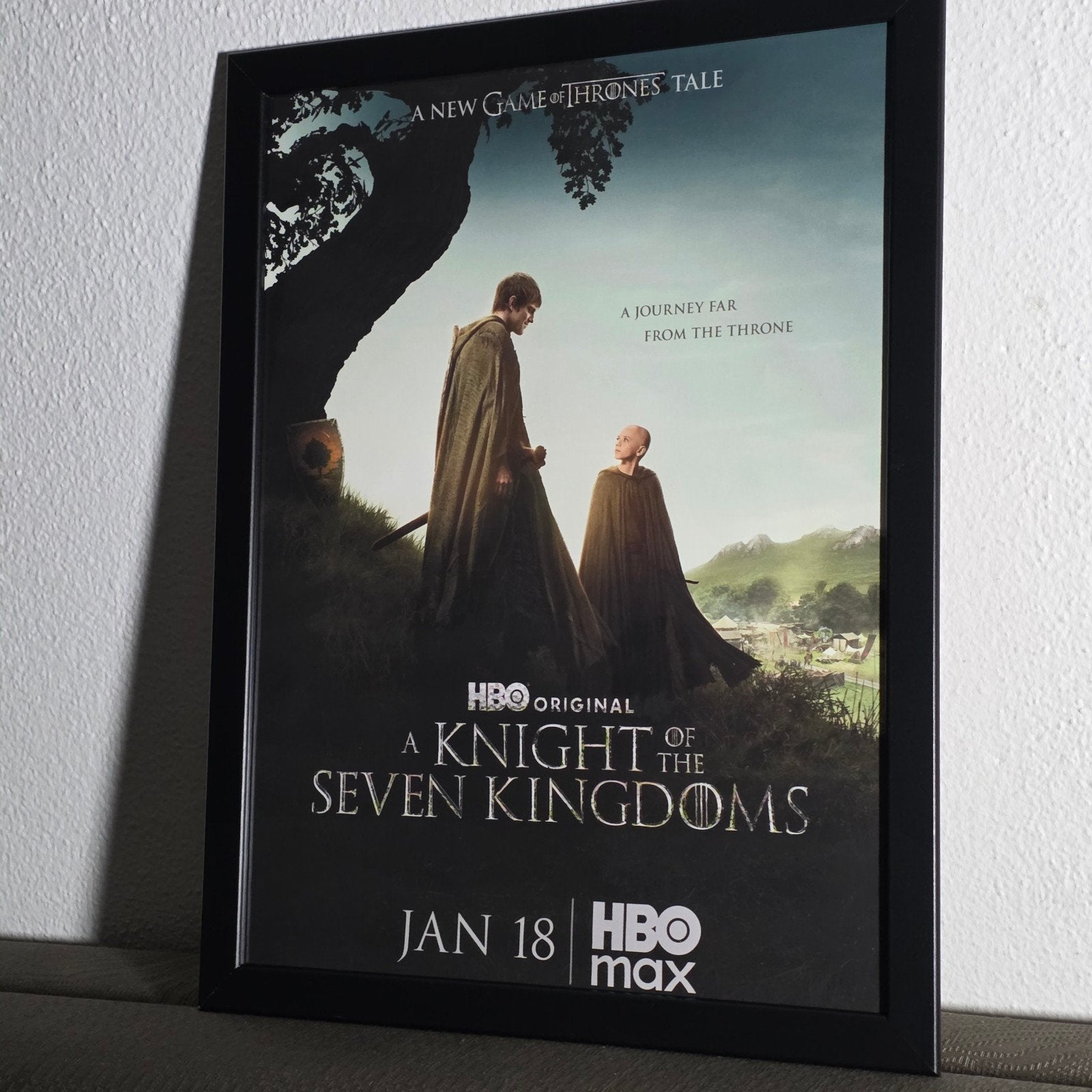 GOT A Knight Of The Seven Kingdoms Ingelijste Poster 30x40cm, Verzamelen, Posters, Rechthoekig Staand, Met lijst, Nieuw, Ophalen of Verzenden
