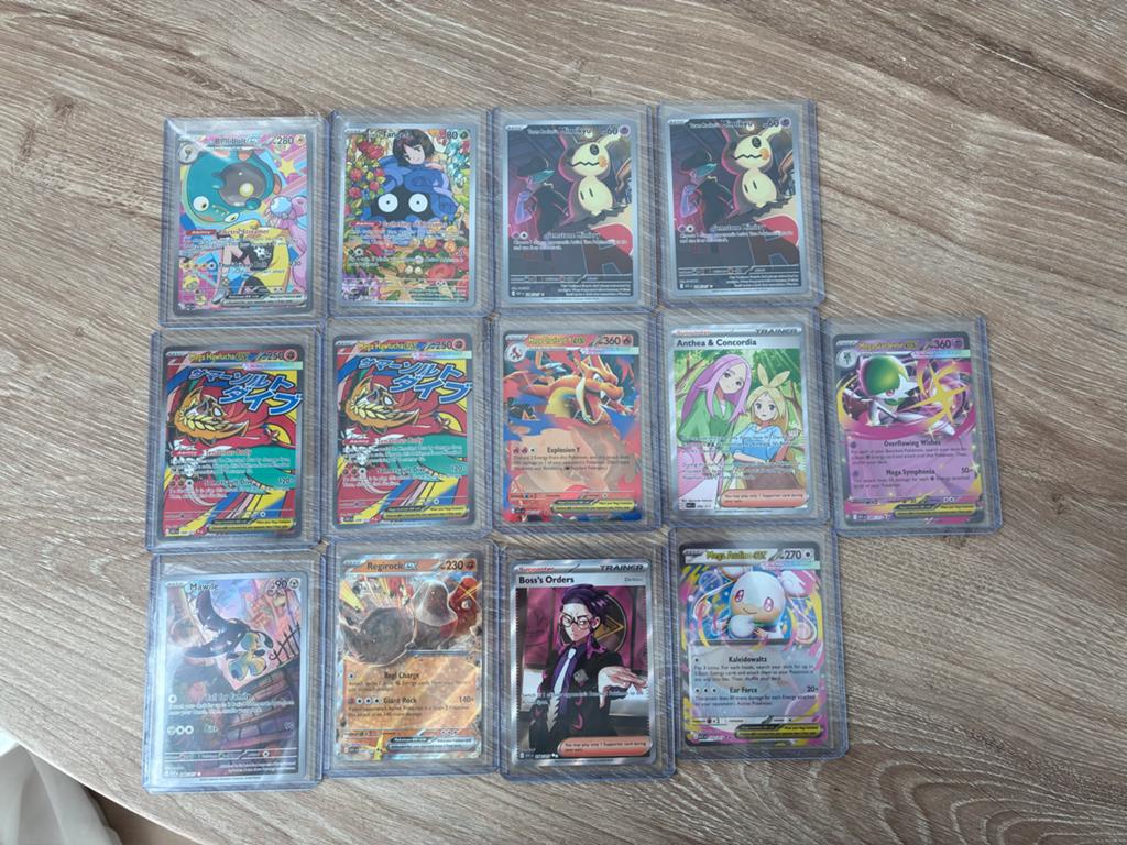 Pokémon Ascended Heroes kaarten Full Arts EX GX, Trainers, Ophalen of Verzenden, Zo goed als nieuw, Meerdere kaarten