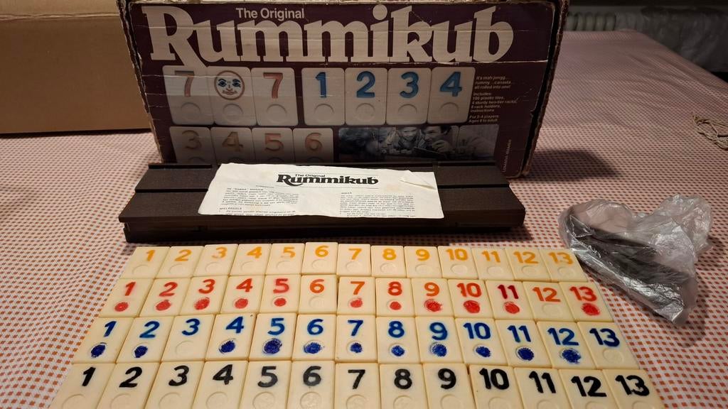 Rummikub bordspel, Drie of vier spelers, Ophalen of Verzenden, Gebruikt, Lemada Games
