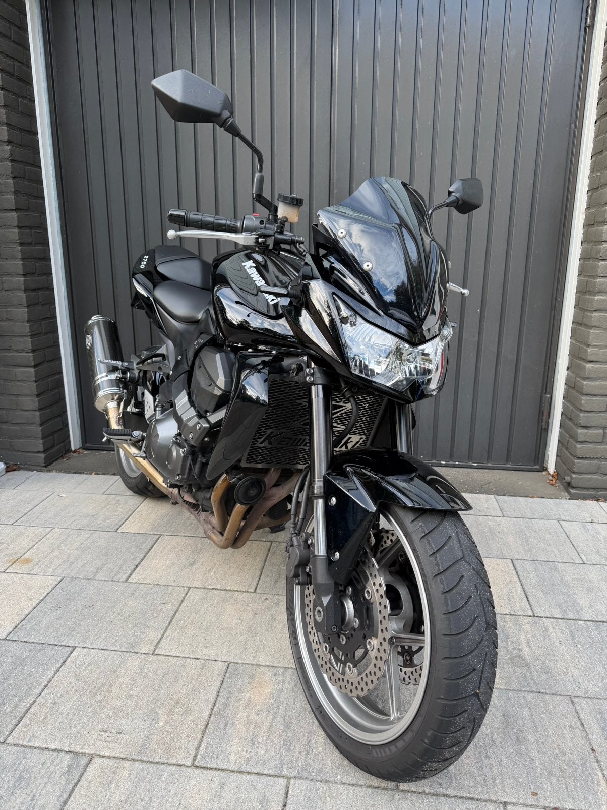 Kawasaki Z750 Naked Bike Zwart 2012, Motoren, LED Verlichting, 4 cilinders, Gebruikt, Particulier