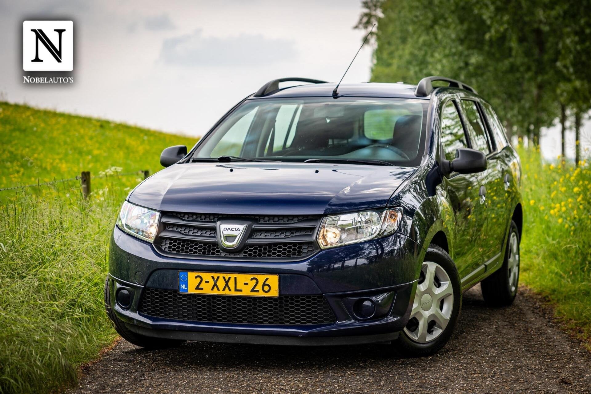 Dacia Logan MCV 0.9 TCe Ambiance |Nap |Airco |Goed onderhoud, Auto's, Dacia, Voorwielaandrijving, Met garantie (alle), Blauw, Origineel Nederlands