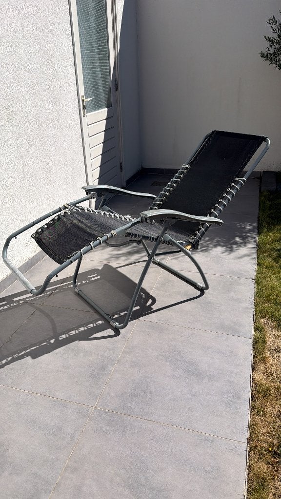 Relax tuinstoel, Tuin en Terras, Tuinstoelen, Ophalen, Gebruikt, Aluminium, Inklapbaar