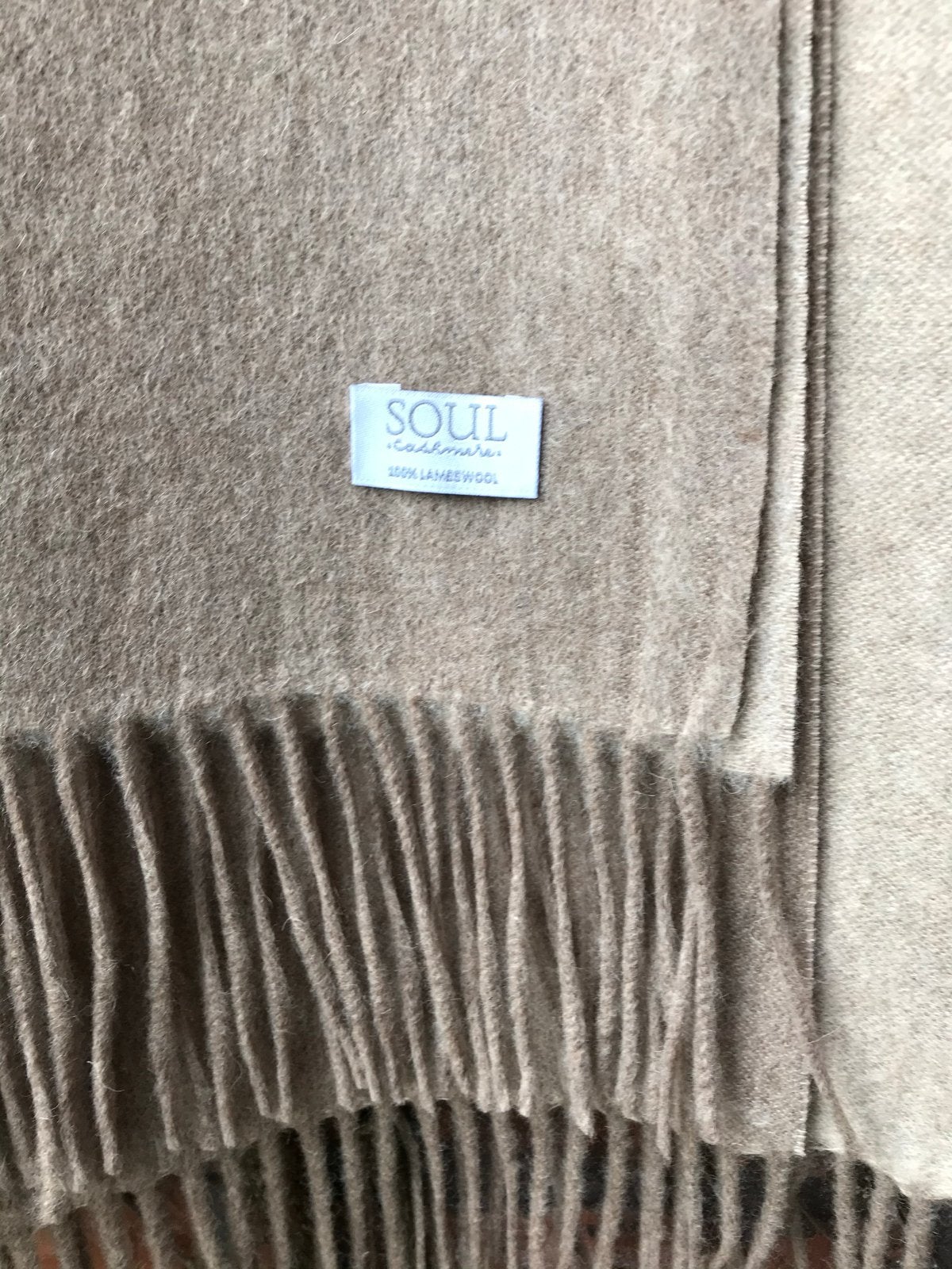 100% Lamswol Sjaal - Nieuw, 70x180 cm, Kleding | Dames, Ophalen of Verzenden, Nieuw, Maat 46/48 (XL) of groter, Sjaal
