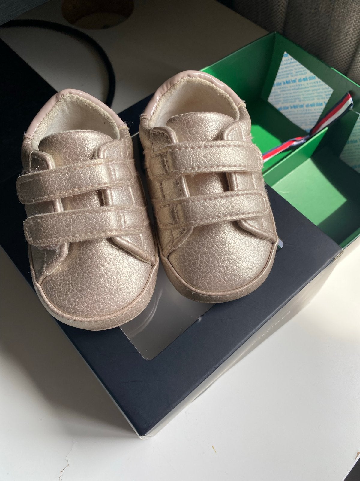 Tommy Hilfiger babyschoentjes maat 17, Ophalen of Verzenden, Nieuw, Jongetje of Meisje, Schoentjes