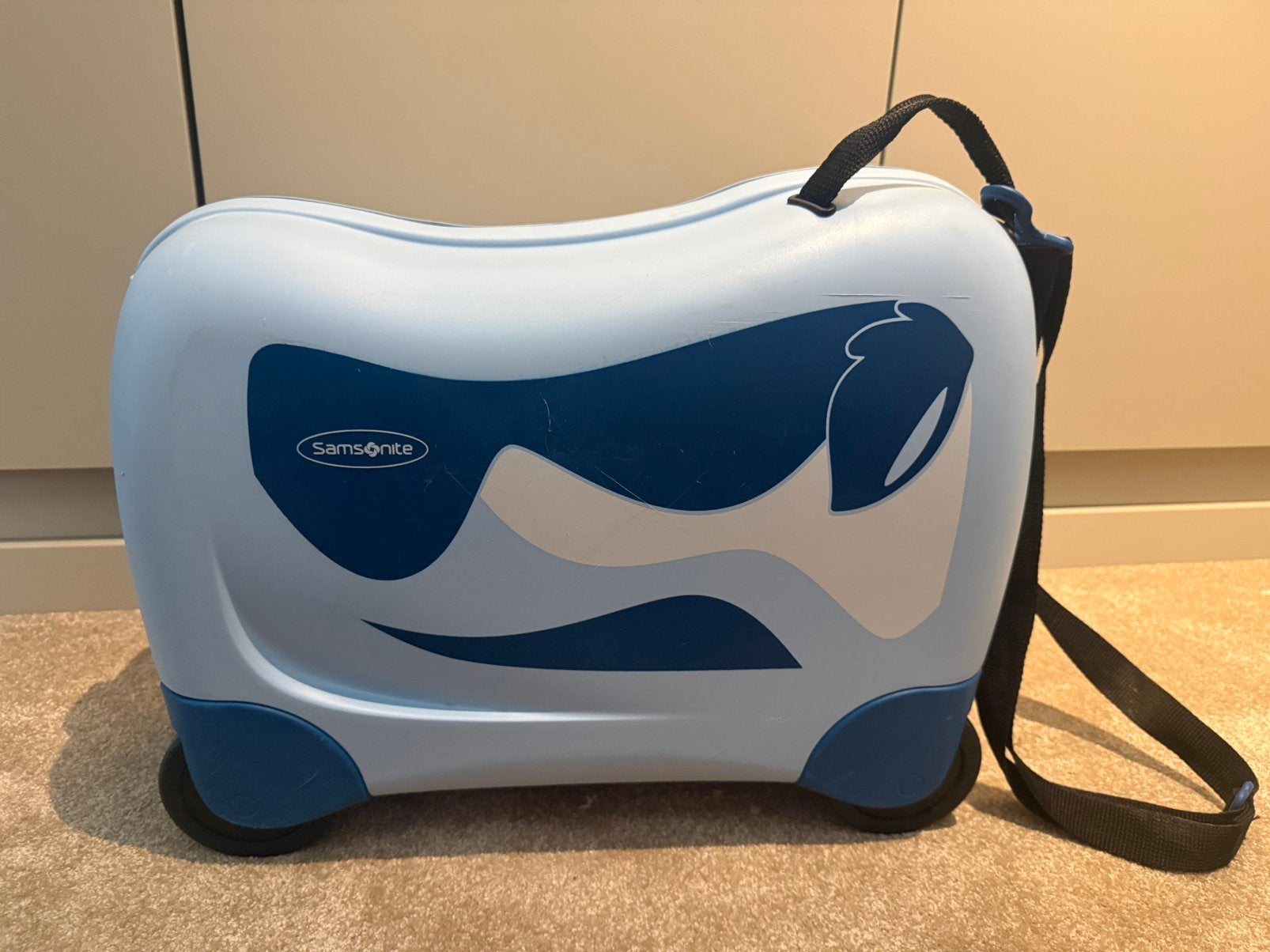 Samsonite kinderkoffer, Wieltjes, Hard kunststof, Minder dan 50 cm, Ophalen of Verzenden